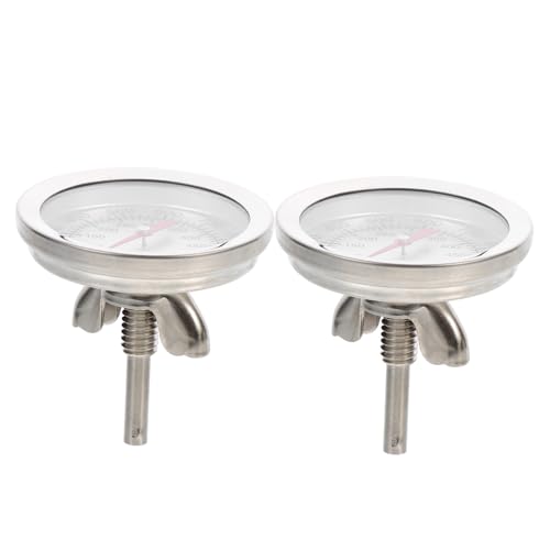 ARTSEWPLY 2 Stück Bimetall Ofenthermometer aus Edelstahl Schnelles Ablesen Haushalt Backthermometer für Grill Smoker und Dutch Oven Kompakt und Zuverlässig ARTSEWPLY 2 Stück Bimetall Ofenthermometer aus Edelstahl Schnelles Ablesen Haushalt Backthermometer für Grill Smoker und Dutch Oven Kompakt und Zuverlässig von ARTSEWPLY