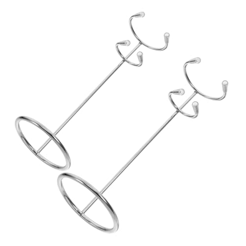 ARTSEWPLY 2 Stück Edelstahl Handmixer Ständer mit Stabilem Sockel für Rührbesen und Milchaufschäumer Multifunktionaler Küchenhalter zur Ordentlichen Aufbewahrung und Einfache Reinigung von ARTSEWPLY