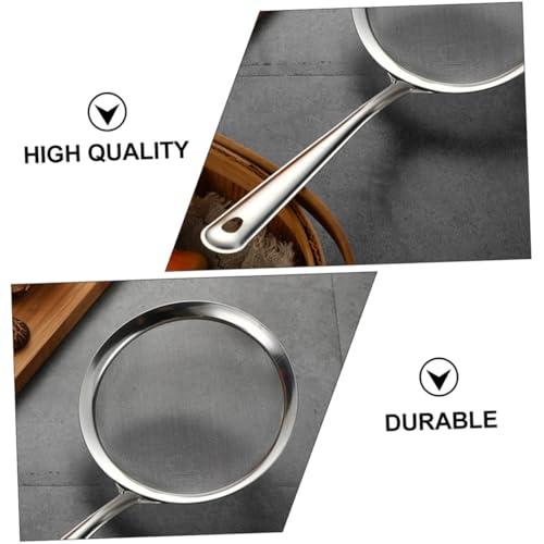 ARTSEWPLY 2 Stück Edelstahlsieb Küchenfilter Hitzebeständiger Rostfreier Edelstahl feinsieb Multifunktionaler Küchensieb löffel für Teesieb Filtersieb Essensfänger Spüle Geeignet von ARTSEWPLY