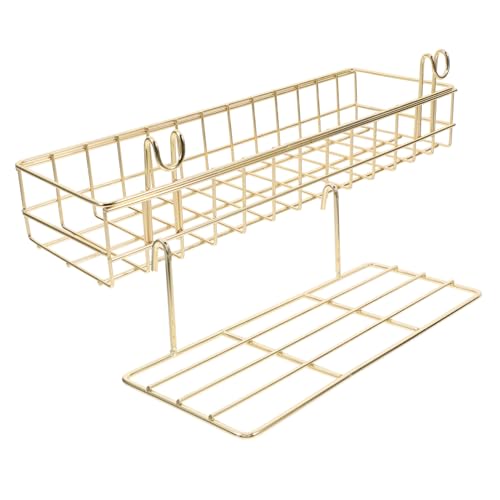 ARTSEWPLY 2 Stück Goldene Wandregale aus Drahtkorb Hängend Robust Vielseitig für Netzgitter Wandsysteme Aufbewahrung und Dekoration Wohnzimmer Küche Büro ARTSEWPLY 2 Stück Goldene Wandregale aus Drahtkorb Hängend Robust Vielseitig für Netzgitter Wandsysteme Aufbewahrung und Dekoration Wohnzimmer Küche Büro von ARTSEWPLY