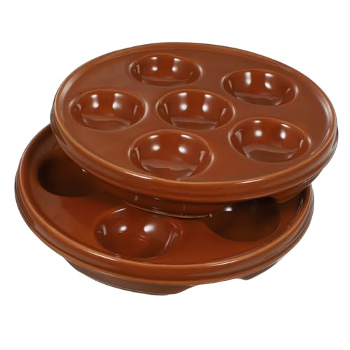 ARTSEWPLY 2 Stück Keramik Escargot Platte Teiliges Runde Schneckenschalen Backform mit Flachem Boden Stilvolles Design Ofenfest Sicher und Einfach zu Reinigen für Meeresfrüchte und ARTSEWPLY 2 Stück Keramik Escargot Platte Teiliges Runde Schneckenschalen Backform mit Flachem Boden Stilvolles Design Ofenfest Sicher und Einfach zu Reinigen für Meeresfrüchte und von ARTSEWPLY