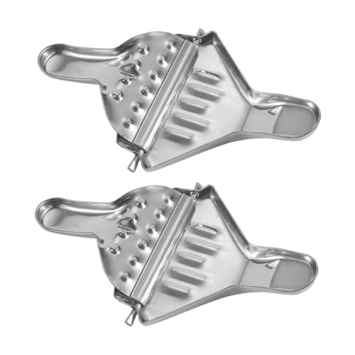 ARTSEWPLY 2stücke Manueller Entsafter Aus Edelstahl Für Obst Wie Kiwi Zitrone Und Melone Hand-obstpresse Für Fruchtsäfte Robust Und Langlebig Fruchtpresse Für Haushalt von ARTSEWPLY