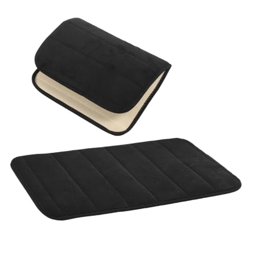 ARTSEWPLY 2 Stück Memory Schaum Türmatten Wasserabsorbierend rutschfest Indoor Fußmatten für Eingang Badezimmer Flur Einfache Reinigung Minimalistisches Design von ARTSEWPLY