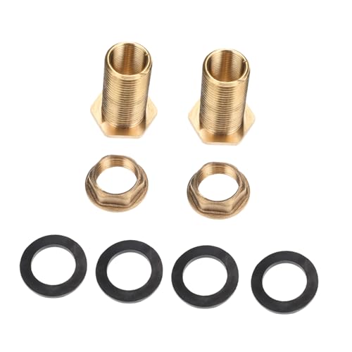 ARTSEWPLY 2 Stück Messing Wasseranschluss Außengewinde Innengewinde Tankdurchführung für Wassertanks Gartenschlauch Kompatibel Langlebig Korrosionsbeständig ARTSEWPLY 2 Stück Messing Wasseranschluss Außengewinde Innengewinde Tankdurchführung für Wassertanks Gartenschlauch Kompatibel Langlebig Korrosionsbeständig von ARTSEWPLY