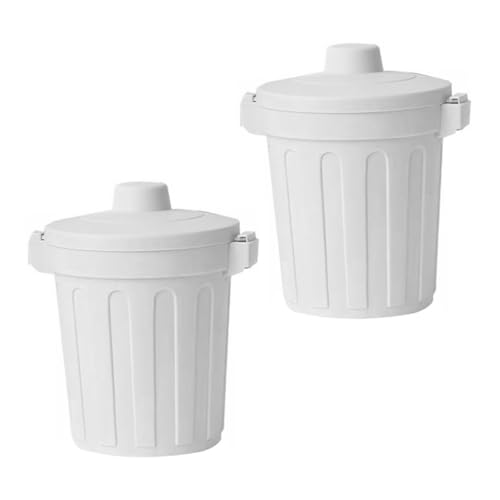ARTSEWPLY 2 Stück Mini Tischmülleimer mit Deckel Kompakter Kunststoff Abfallbehälter für Badezimmer Büro Kinderzimmer Leichter Desktop Mülleimer mit Stilvollem Design und Platzsparender ARTSEWPLY 2 Stück Mini Tischmülleimer mit Deckel Kompakter Kunststoff Abfallbehälter für Badezimmer Büro Kinderzimmer Leichter Desktop Mülleimer mit Stilvollem Design und Platzsparender von ARTSEWPLY