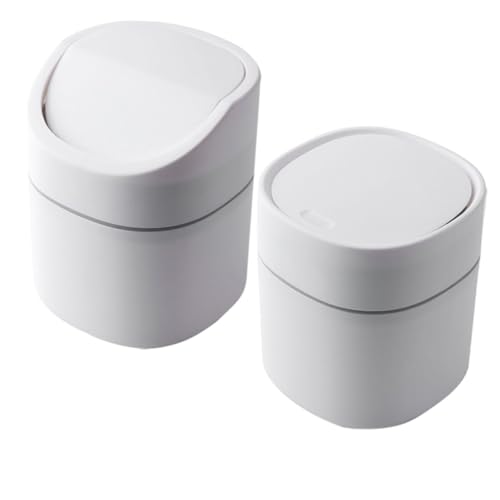 ARTSEWPLY 2 Stück Mini Tischmülleimer mit Deckel Kompakter Kunststoff abfalleimer für Haushalt und Büro Geruchsneutraler Stabiler Desktop Mülleimer Platzsparend und Langlebig ARTSEWPLY 2 Stück Mini Tischmülleimer mit Deckel Kompakter Kunststoff abfalleimer für Haushalt und Büro Geruchsneutraler Stabiler Desktop Mülleimer Platzsparend und Langlebig von ARTSEWPLY