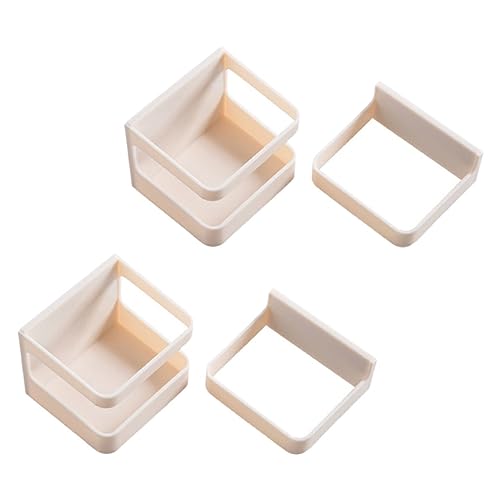 ARTSEWPLY 2 Stück Multifunktionales Wandmontiertes Regalsystem für Regenschirme mit Abnehmbarem Abtropfbehälter Langlebigem Abs Material Einfache Installation ohne Bohren für Tür Schrank von ARTSEWPLY