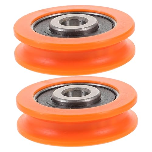 ARTSEWPLY 2 Stück Nylon Rollen Rollersatz Doppelkonvex Kugelrollen Ersatz für Roller Skateboard Maschinen Möbel Langlebig Reibungsarm Stabil von ARTSEWPLY