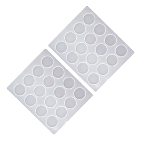 ARTSEWPLY 2 Stück Silikonform für Wachssiegel DIY Bastelset Hitzebeständig Flexibel Wiederverwendbar Geeignet für Kreative Handwerksprojekte und Manuelle Wachssiegelgestaltung von ARTSEWPLY