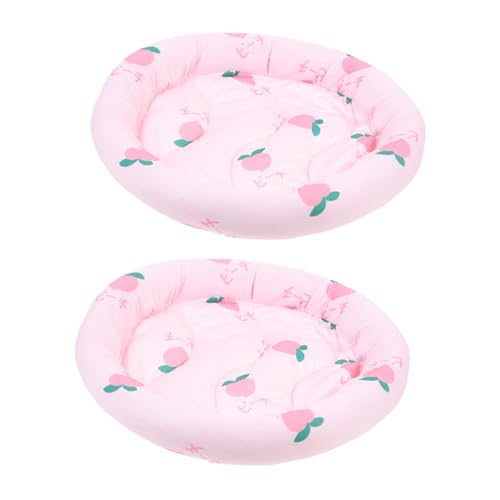 ARTSEWPLY 2 Stück Sommer Kühlmatte für Kleine Haustiere Atmungsaktives Eisfaser kühlkissen rutschfeste Bodeneinlage für Hamster Kaninchen und Meerschweinchen Hautfreundlich und Langlebig von ARTSEWPLY