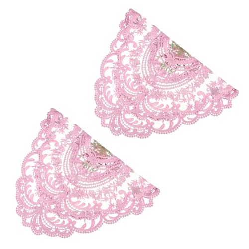 ARTSEWPLY 2 Stück Teiliges Bestickte Spitzen Untersetzer und Tischmatten aus Dekorative Tischdecke Waschbare Langlebige Platzsets für Hochzeit Party Festessen ARTSEWPLY 2 Stück Teiliges Bestickte Spitzen Untersetzer und Tischmatten aus Dekorative Tischdecke Waschbare Langlebige Platzsets für Hochzeit Party Festessen von ARTSEWPLY