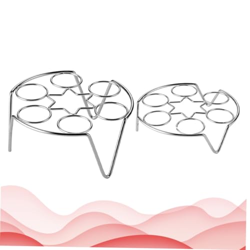 ARTSEWPLY 2 Stück Teiliges Edelstahl Dampfgarer Eier Dämpfgestell Lebensmittelecht Spülmaschinenfest Multifunktional als Eierhalter Kühlschrank und Topfständer Geeignet für Eier Rutschfeste ARTSEWPLY 2 Stück Teiliges Edelstahl Dampfgarer Eier Dämpfgestell Lebensmittelecht Spülmaschinenfest Multifunktional als Eierhalter Kühlschrank und Topfständer Geeignet für Eier Rutschfeste von ARTSEWPLY