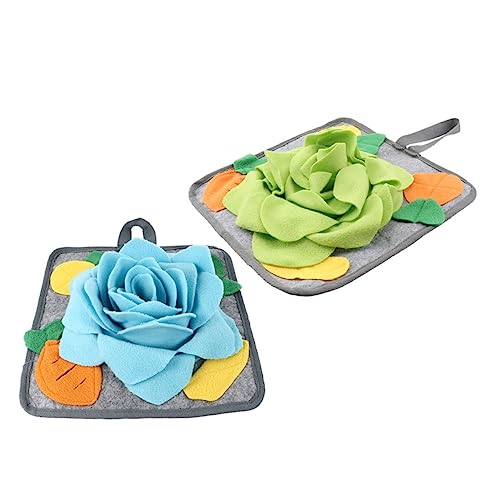 ARTSEWPLY 2 Stück Teiliges Kaninchen Schnüffelspielzeug aus Polar Fleece Langlebige Waschbare Kuscheldecke zur Beruhigung und Beschäftigung von Kleintieren Wie Meerschweinchen und Hasen in von ARTSEWPLY