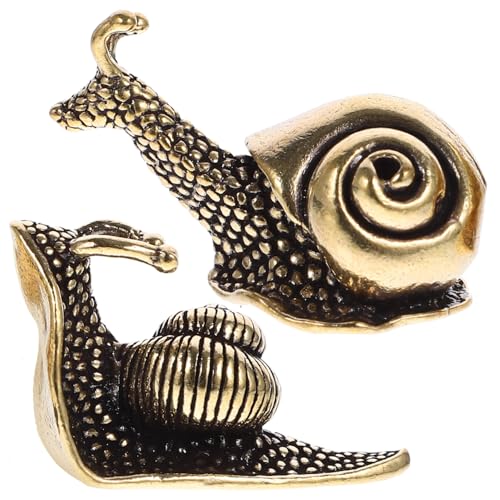 ARTSEWPLY 2 Stück Teiliges Messing Schnecken dekor Handgefertigte Solide Desktop Ornament Skulpturen Retro Home Office Tischdekoration Feine Verarbeitung Geschenkidee ARTSEWPLY 2 Stück Teiliges Messing Schnecken dekor Handgefertigte Solide Desktop Ornament Skulpturen Retro Home Office Tischdekoration Feine Verarbeitung Geschenkidee von ARTSEWPLY