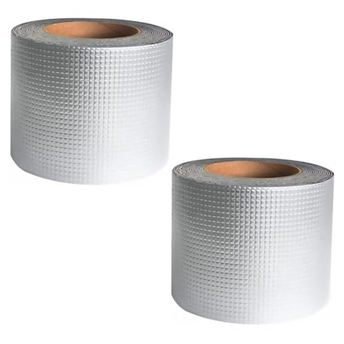 ARTSEWPLY 2 Stück Teiliges Selbstklebendes Aluminium butyl dichtungsband Wasserfestes Reparaturband mit Starker Abdichtung Hitzebeständig Vielseitig für Dach Auto Küche Industrie Geeignet ARTSEWPLY 2 Stück Teiliges Selbstklebendes Aluminium butyl dichtungsband Wasserfestes Reparaturband mit Starker Abdichtung Hitzebeständig Vielseitig für Dach Auto Küche Industrie Geeignet von ARTSEWPLY