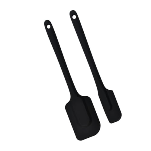 ARTSEWPLY 2 Stück Teiliges Silikon Spatel Butter und Käseverteiler Hitzebeständig Dickwandig mit Rundem Griff Multifunktional für Backen Kochen und Haushaltsgebrauch Schwarz ARTSEWPLY 2 Stück Teiliges Silikon Spatel Butter und Käseverteiler Hitzebeständig Dickwandig mit Rundem Griff Multifunktional für Backen Kochen und Haushaltsgebrauch Schwarz von ARTSEWPLY