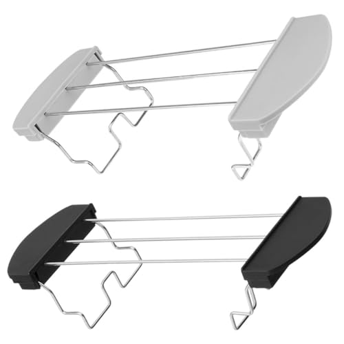ARTSEWPLY 2 Stück Teiliges Toast Rack aus Edelstahl Toaster Warming Rack mit Verbrennungs Design Passend für Toaster Platzsparend und Leicht zu Reinigen zum Warmhalten von Brotscheiben und ARTSEWPLY 2 Stück Teiliges Toast Rack aus Edelstahl Toaster Warming Rack mit Verbrennungs Design Passend für Toaster Platzsparend und Leicht zu Reinigen zum Warmhalten von Brotscheiben und von ARTSEWPLY
