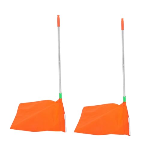 ARTSEWPLY 2 Stück Teiliges Windfestes Aluminium Kehrblech mit Langem Griff Tragbar und Faltbar Robust für Garage Restaurant Markt Effiziente Außenreinigung Orange ARTSEWPLY 2 Stück Teiliges Windfestes Aluminium Kehrblech mit Langem Griff Tragbar und Faltbar Robust für Garage Restaurant Markt Effiziente Außenreinigung Orange von ARTSEWPLY