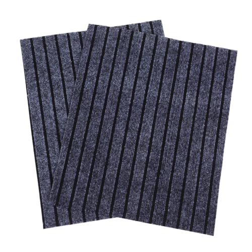 ARTSEWPLY 2 Stück Urinalmatten Dunkelgrau rutschfest Schnelltrocknend Waschbar Wiederverwendbar Urinal Bodenschutz für Hotels Einkaufszentren Badezimmer von ARTSEWPLY