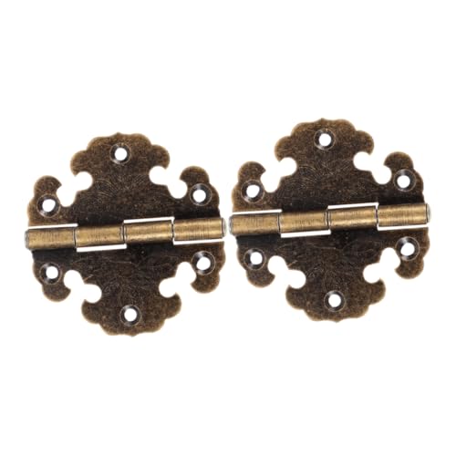 ARTSEWPLY 2 Stück Vintage Metall scharnier Robuste Antike Scharniere für Holzbox und Möbel Dekoratives Retro Türscharnier für Schrank Einfach zu Montieren Langlebig Vielseitig Kompatibel von ARTSEWPLY