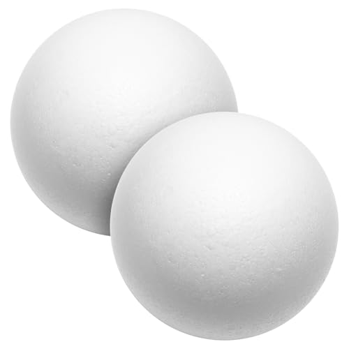 ARTSEWPLY 2 Stücke DIY Hohlkugeln aus Styropor Weiß Bastelball zum Bemalen Schneiden Dekorieren für Hochzeit Party Schulprojekte Fensterdeko ARTSEWPLY 2 Stücke DIY Hohlkugeln aus Styropor Weiß Bastelball zum Bemalen Schneiden Dekorieren für Hochzeit Party Schulprojekte Fensterdeko von ARTSEWPLY