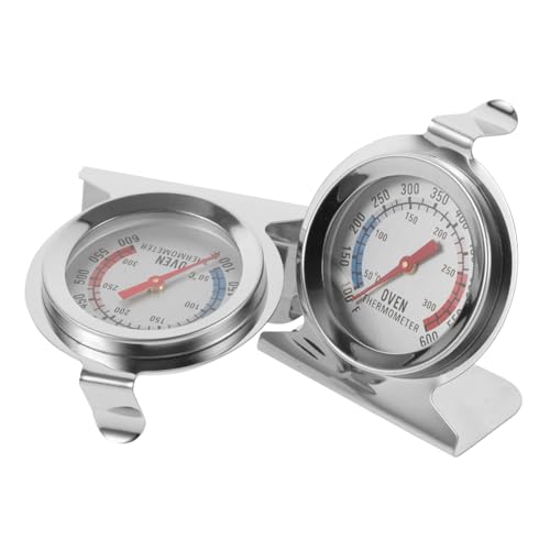 ARTSEWPLY 2 Stücke Thermometer Backen Lebensmittel Kochen Ofen Temperatur Gauge Backen Treffen Instant Silber von ARTSEWPLY