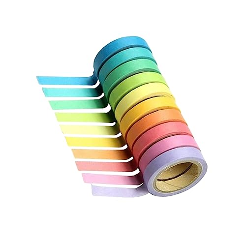 ARTSEWPLY 20 Rollen Washi Tape Buntes Dekoratives Klebeband für DIY Projekte Scrapbooking und Fotobücher Farben Papierband für Handwerksbedarf und Journaling von ARTSEWPLY