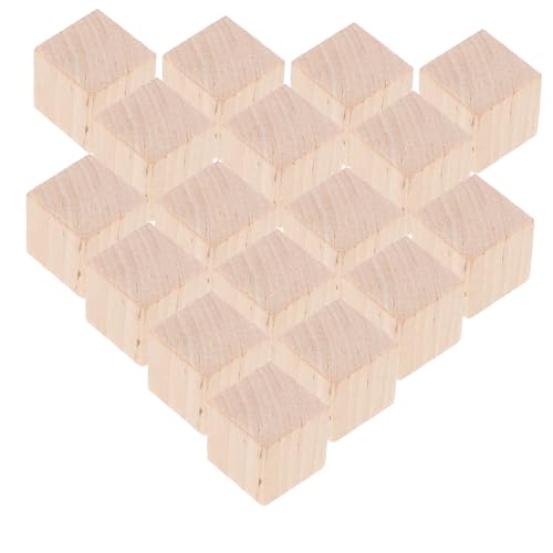 ARTSEWPLY 20 Stück Teiliges Holzbausteine Quadratisch Robuste Holzwürfel zum Basteln Zählen und DIY Bauklötze für Motorischer Fähigkeiten und Kreatives ARTSEWPLY 20 Stück Teiliges Holzbausteine Quadratisch Robuste Holzwürfel zum Basteln Zählen und DIY Bauklötze für Motorischer Fähigkeiten und Kreatives von ARTSEWPLY