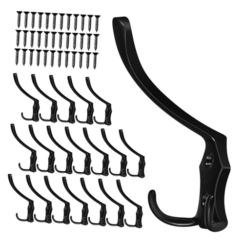 ARTSEWPLY 20 Stück Teiliges Metall Wandhaken Stabile Garderobenhaken für Schlafzimmer Badezimmer Küche Kompakte Vielseitige Wandhalterung für Mäntel Handtücher Hüte Schals ARTSEWPLY 20 Stück Teiliges Metall Wandhaken Stabile Garderobenhaken für Schlafzimmer Badezimmer Küche Kompakte Vielseitige Wandhalterung für Mäntel Handtücher Hüte Schals von ARTSEWPLY