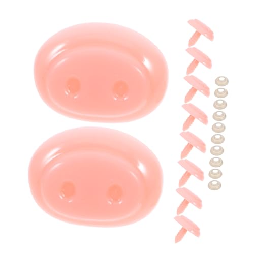 ARTSEWPLY 20 Stück Teiliges Set Rosa Kunststoff sicherheitsnasen mit Schraubverschluss und Unterlegscheiben Langlebige Amigurumi Nasen für DIY Puppen Plüschtiere und Tierfiguren für ARTSEWPLY 20 Stück Teiliges Set Rosa Kunststoff sicherheitsnasen mit Schraubverschluss und Unterlegscheiben Langlebige Amigurumi Nasen für DIY Puppen Plüschtiere und Tierfiguren für von ARTSEWPLY