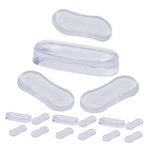 ARTSEWPLY 20 Stück Toilettensitz aus Transparentem Silikon mit Selbstklebender Rückseite Geräuschdämpfende Stoßabsorbierende Polster für Sanftes und Schließen Des Wc Deckels ARTSEWPLY 20 Stück Toilettensitz aus Transparentem Silikon mit Selbstklebender Rückseite Geräuschdämpfende Stoßabsorbierende Polster für Sanftes und Schließen Des Wc Deckels von ARTSEWPLY