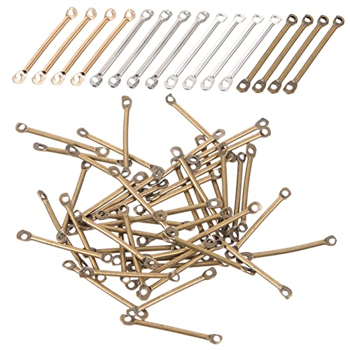 ARTSEWPLY 200 Stück Verbindungselemente für Schmuckherstellung Ohrringe Armbänder DIY Zubehör Silber Antikbronze Gold Weißgold ARTSEWPLY 200 Stück Verbindungselemente für Schmuckherstellung Ohrringe Armbänder DIY Zubehör Silber Antikbronze Gold Weißgold von ARTSEWPLY