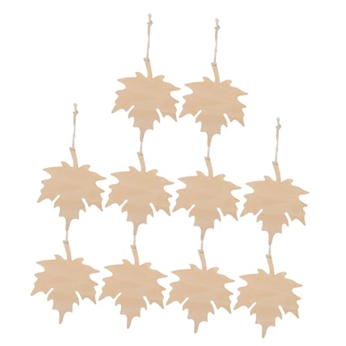 ARTSEWPLY 21 Stücke Teiliges Holzanhänger Ahornblätter zum Bemalen Langlebige Herbst Deko aus Naturbelassenem Holz Vielseitige Bastelornamente für Weihnachten Partys Geburtstage und von ARTSEWPLY