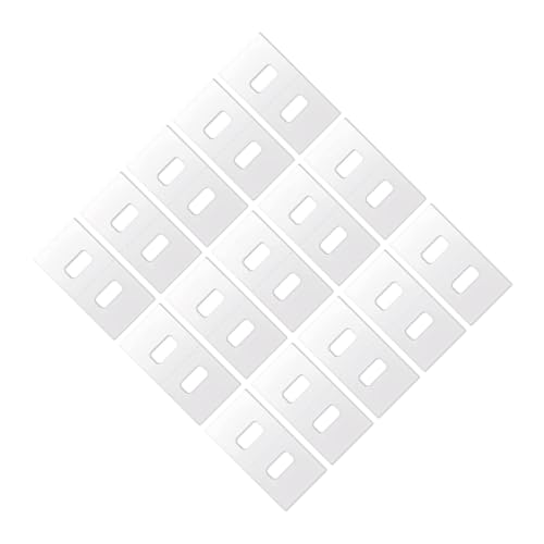 ARTSEWPLY 24 Stück Teiliges PVC Reparaturset für Vertikaljalousien Transparente Selbstklebende Reparaturclips mit Haftung Präzise Langlebiger Ersatz für Beschädigte Lamellen von ARTSEWPLY