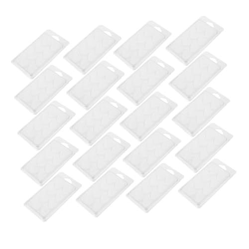ARTSEWPLY 25 Stück Durchsichtige Kunststoff-Clamshell-Formen Für DIY-wachsschmelzen. Klare Leere Kunststoff-wachsschmelz-clamshells-behälter von ARTSEWPLY