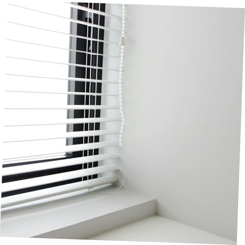 ARTSEWPLY 25 Stück Teiliges Vertikaljalousien Reparaturset mit Pvc-haltern und Weißer Perlenkette Kompatible Lamellenvorhang Ersatzteile für Fenster Strapazierfähige Befestigung und Flexible von ARTSEWPLY