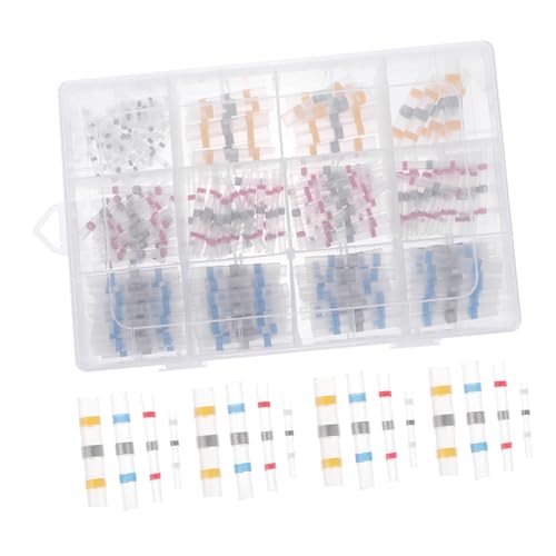 ARTSEWPLY 250 Stück Teiliges Wasserdichte Isolierte Heat Shrink Butt Wire Connectors mit Schrumpfschlauch Farbcodierte Einfache Installation ohne Crimpen für Auto Hauskabelreparatur ARTSEWPLY 250 Stück Teiliges Wasserdichte Isolierte Heat Shrink Butt Wire Connectors mit Schrumpfschlauch Farbcodierte Einfache Installation ohne Crimpen für Auto Hauskabelreparatur von ARTSEWPLY