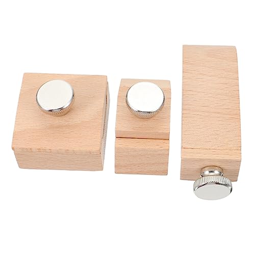 ARTSEWPLY 3stücke Holz Schleifpapier Halter Für Leder Schleifwerkzeug Schleifpapier Polierpapierhalter Stand Mit DREI Schleifpapierhalter Für Leder Schleifen von ARTSEWPLY