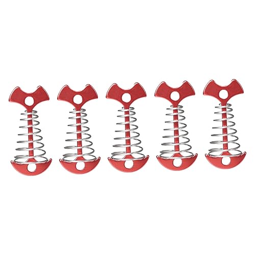 ARTSEWPLY 3 Sätze Bodennagel Fixierer Zelthering Zeltheringe Robuste Deckanker Campingheringe Gartenheringe Deckhering Deckankerheringe Kleine Sturmheringe 5 Stücke * 3 von ARTSEWPLY