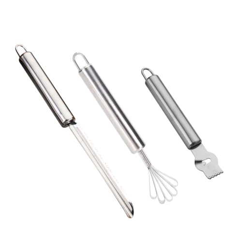 ARTSEWPLY 3 Stk. Teiliges Handheld Edelstahl Küchen-gadget Zitronen Kokosnuss-zester Obstschäler Praktisch Robust für Einfache Fruchtschälung und Langanhaltende Nutzung ARTSEWPLY 3 Stk. Teiliges Handheld Edelstahl Küchen-gadget Zitronen Kokosnuss-zester Obstschäler Praktisch Robust für Einfache Fruchtschälung und Langanhaltende Nutzung von ARTSEWPLY