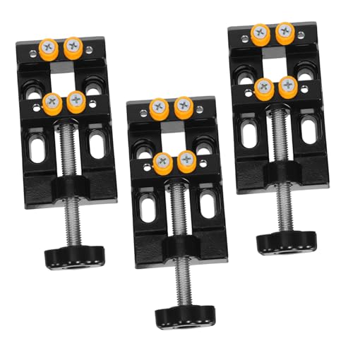 ARTSEWPLY 3 Stück Aluminiumlegierung Mini Tischschraubstock Multifunktionaler Flachspanner mit Verstellbaren Backen Mini Schraubzwinge für Schmuckherstellung Uhrenreparatur ARTSEWPLY 3 Stück Aluminiumlegierung Mini Tischschraubstock Multifunktionaler Flachspanner mit Verstellbaren Backen Mini Schraubzwinge für Schmuckherstellung Uhrenreparatur von ARTSEWPLY