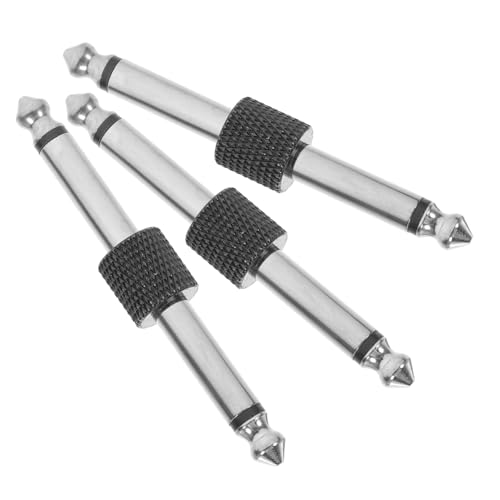 ARTSEWPLY 3 Stück Gitarren Pedal Stecker Gerade Klinkenadapter Patchkabel Verbinder Für Gitarren Effektpedale Und Musikinstrumente ARTSEWPLY 3 Stück Gitarren Pedal Stecker Gerade Klinkenadapter Patchkabel Verbinder Für Gitarren Effektpedale Und Musikinstrumente von ARTSEWPLY