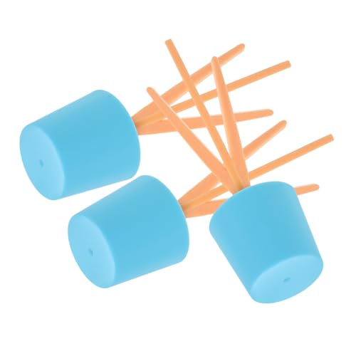 ARTSEWPLY 3 Stück Miniatur Puppenhaus Stehlampe Blau LED Vintage Stil Realistische Miniaturmöbel Wohnaccessoire für Puppenstuben Dekoration und Kreative Modellgestaltung von ARTSEWPLY