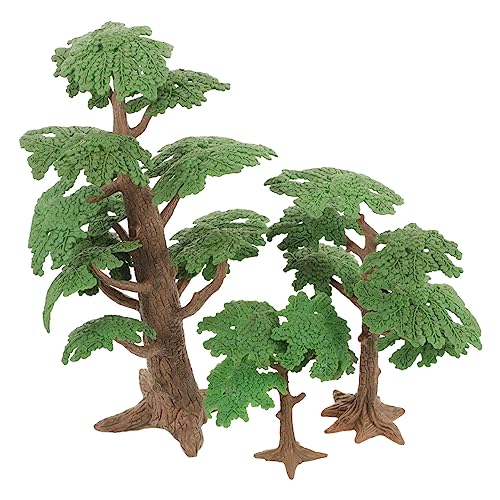 ARTSEWPLY 3 Stück Realistische Miniatur Bäume Teilig Künstliche Landschaftsbäume für Modellbau Mikro Landschaftsdekoration Leichte Pflanzmodelle für DIY Sandtisch und Architektur von ARTSEWPLY