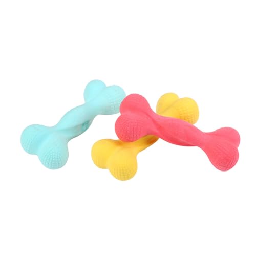 ARTSEWPLY 3 Stück Teiliges Beißspielzeug für Hunde Langlebige Kauspielzeuge aus Sicherem Material Fördert Zahnpflege und Beschäftigung Geeignet für Kleine und Mittlere Hunde Zufällige Farbe von ARTSEWPLY
