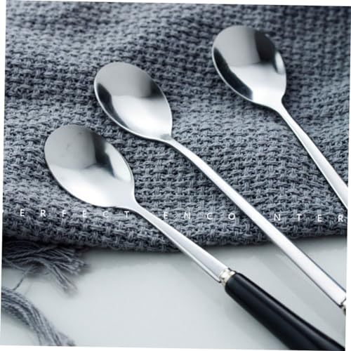 ARTSEWPLY 3 Stück Teiliges Edelstahl Kaffee und Dessertlöffel mit Keramikgriff Langem Stil zum Rühren von Eiskaffee und Mixgetränken Geeignet für Zuhause und Bar Schwarz Klein Eisrührer ARTSEWPLY 3 Stück Teiliges Edelstahl Kaffee und Dessertlöffel mit Keramikgriff Langem Stil zum Rühren von Eiskaffee und Mixgetränken Geeignet für Zuhause und Bar Schwarz Klein Eisrührer von ARTSEWPLY
