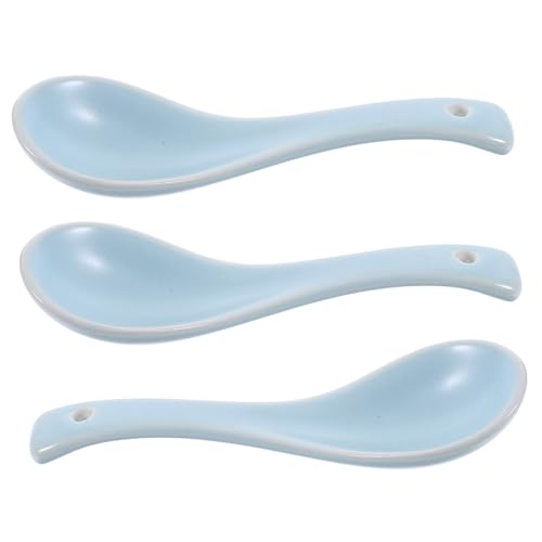 ARTSEWPLY 3 Stück Teiliges Keramik Suppelöffel mit Kurzem Griff Multifunktional für Suppe und Brei Leicht Handlich Farblich Sortiert Glatte Oberfläche für Haushalt und Zufällige Farbe ARTSEWPLY 3 Stück Teiliges Keramik Suppelöffel mit Kurzem Griff Multifunktional für Suppe und Brei Leicht Handlich Farblich Sortiert Glatte Oberfläche für Haushalt und Zufällige Farbe von ARTSEWPLY