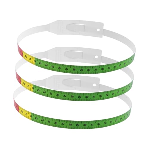 ARTSEWPLY 3 Stück Teiliges Maßband Set für Kopf und Armumfang Flexibles Leichtes Messwerkzeug mit Großer Präzise Kalibrierung für Genaue Messungen von Babyflaschen Kopfgrößen von ARTSEWPLY