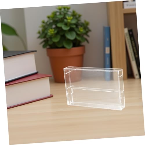 ARTSEWPLY 3 Stück Teiliges Transparentes Audio Kassetten aufbewahrungsbox Kunststoff Präzise Passform für Desktop Organizer Vielseitig für Sammler Djs und DIY projekte Schützende von ARTSEWPLY