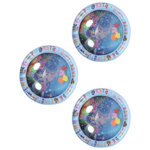 ARTSEWPLY 3 Stücke Teiliges Haustier-wasserkissen für Katzen und Hunde Runde Sensorische Spielmatte mit Meeres-Motiv rutschfest Kühlendes Wasserbett Interaktives Kühlpad Leicht zu Reinigen ARTSEWPLY 3 Stücke Teiliges Haustier-wasserkissen für Katzen und Hunde Runde Sensorische Spielmatte mit Meeres-Motiv rutschfest Kühlendes Wasserbett Interaktives Kühlpad Leicht zu Reinigen von ARTSEWPLY